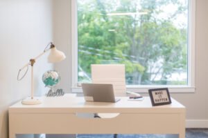 Ergonomic home office setup