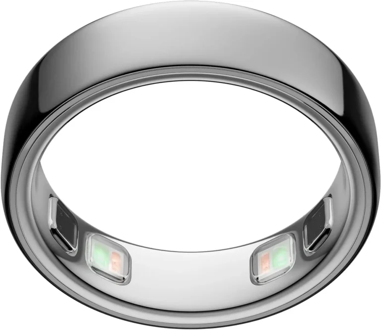 Oura Ring 5 Smart Wearable - Silver - Size 9 - Fitness & Sleep Tracker