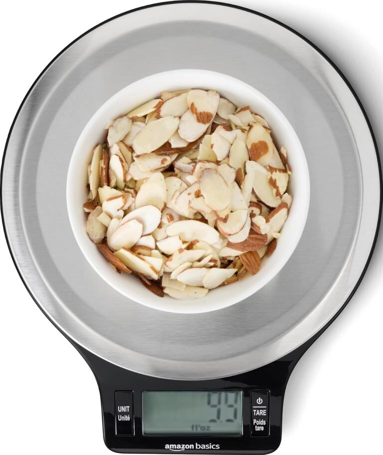 Amazon Basics Digital Kitchen Scale with LCD Display, Tare Function